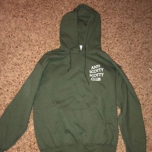 Green Anti Scotty Scotty Club Merch Hoodie